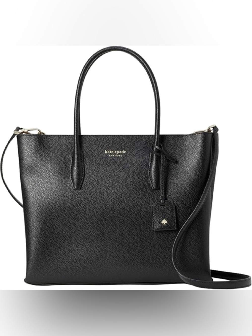 Kate Spade New York black Eva satchel crossbody purse